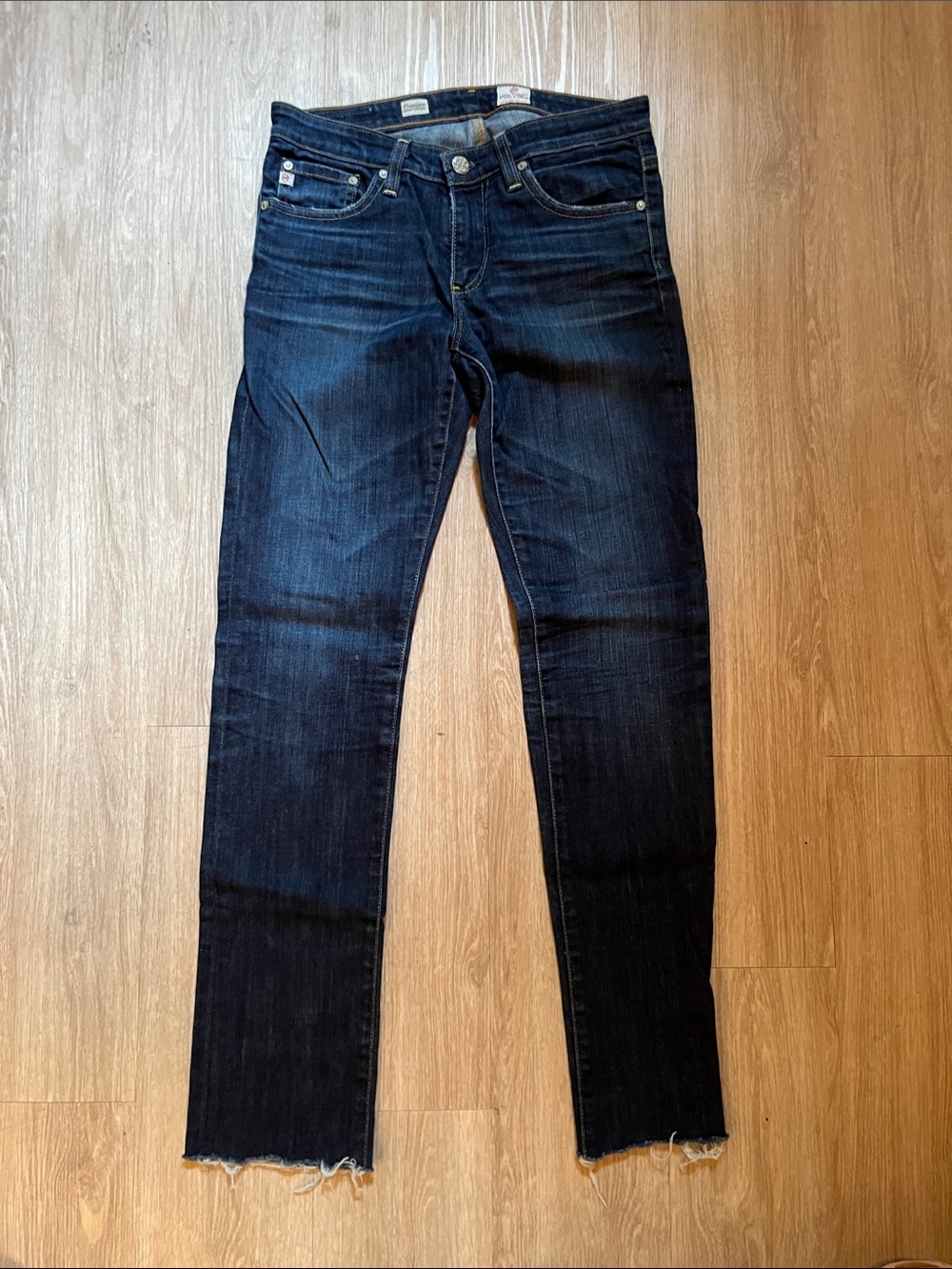 AG Adriano Goldschmied Skinny Dark Indigo Jeans